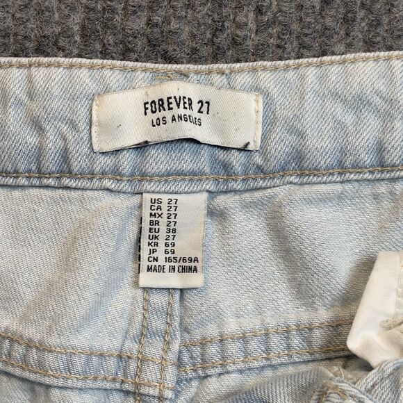 Forever 21 High Waist Skinny Jeans Women Size 27 Denim Jeans Light Wash - Picture 4 of 8